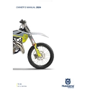 Husqvarna TC 85 2024 Motorcycle manual cover