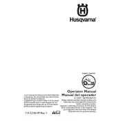 Husqvarna Z 242F Lawn Mower manual cover