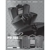 Fender Passport PD-500 069-1007-000 120VAC 60Hz USA-CAN Sound System manual cover