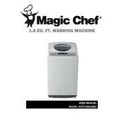 Magic Chef MCSTCW16W2 Washing Machine manual cover