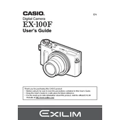 Casio EX100F Camera manual cover