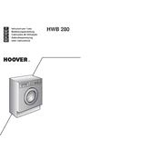 Hoover HWB 280-80 manual cover