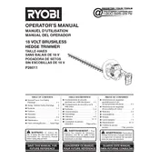 Ryobi P26011 Trimmer manual cover