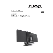 Hitachi AXM920E manual cover