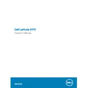 Dell Latitude 3470 Laptop manual cover