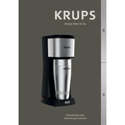 Krups KM204D50 Coffee Machine manual cover