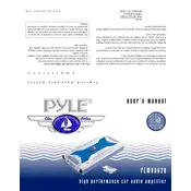 Pyle PLMRA620 Amplifier manual cover