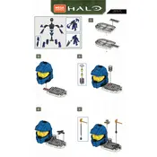 Mega Construx Mattel Halo Capture the Flag GWY98 Construction Set manual cover