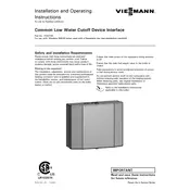 Viessmann Vitodens 200-W Common Low Water Cutoff Device Interface Accessory manual cover