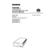 Toshiba RAV-SM1103DT-A Air Conditioner manual cover