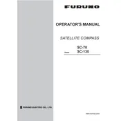 Furuno SC-70 Compass manual cover