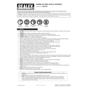 Sealey SA153 Grinder manual cover