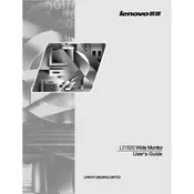 Lenovo LI1920 Monitor manual cover