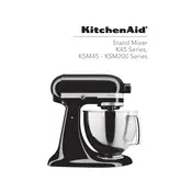 KitchenAid KSM195PSBM Mixer manual cover