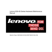 Lenovo E50-05 Computer manual cover