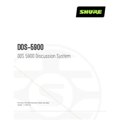 Shure DDS5900 Microphone manual cover