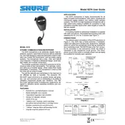 Shure 527A Microphone manual cover