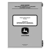 John Deere TL1410 Loader manual cover