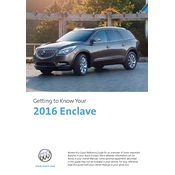 Buick Enclave 2016 manual cover