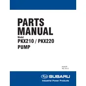 Subaru PKX210 Pump