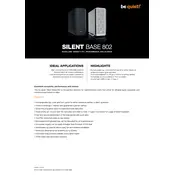 be quiet! Silent Base 802 Black Case manual cover