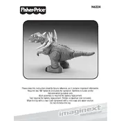 Fisher Price Mattel Lost Creatures Motor T-Rex N6224 Toy manual cover