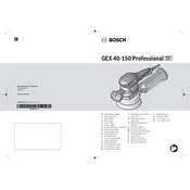 Bosch 0 601 37B 270 Sander manual cover