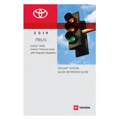 Toyota Prius Entune 2019 Hatchback manual cover