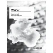 Samsung WA48J7770AW Washing Machine manual cover