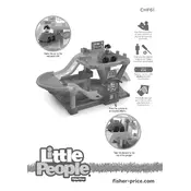 Fisher Price Mattel Little People Rollin Ramps CHF61 Toy manual cover