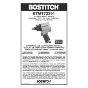 Bostitch BTMT72391 Wrench manual cover