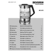 Severin WK 3479 Kettle manual cover