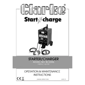 Clarke 6261032 BC205N Starter Charger manual cover