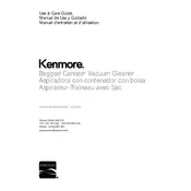 Kenmore BC3060 Vacuum manual cover