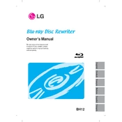 LG BH12 BH12LS30.AVAR10B Writer manual cover