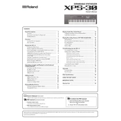 Roland XPS-30 manual cover