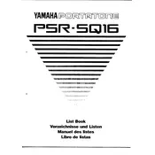 Yamaha PSR-SQ16 Keyboard