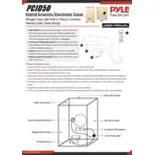 Pyle PCJD50 Percussion Box manual cover