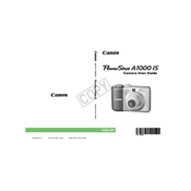 Canon PowerShot A1000 IS manual cover