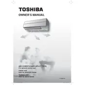 Toshiba RAS-18SKV(R) Air Conditioner manual cover