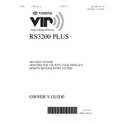 Toyota Corolla TVIP V5 RS3200 PLUS 2009 Sedan manual cover