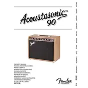 Fender Acoustasonic 90 2313800000 120V 60Hz Amplifier manual cover