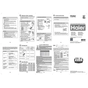 Haier HTW62-187 Series manual cover