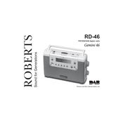 Roberts Gemini RD46 DAB 0 manual cover