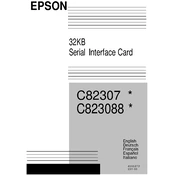 Epson C82307 manual cover