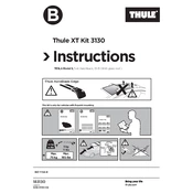 Thule XT 3130 manual cover