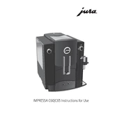 Jura Impressa C60 C65 Coffee Machine manual cover