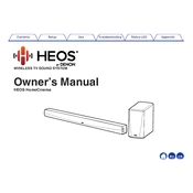 Denon Heos HomeCinema manual cover