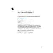 Apple Motion 2 New Features manual cover