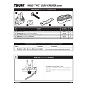 Thule Hang-Two 554XT manual cover